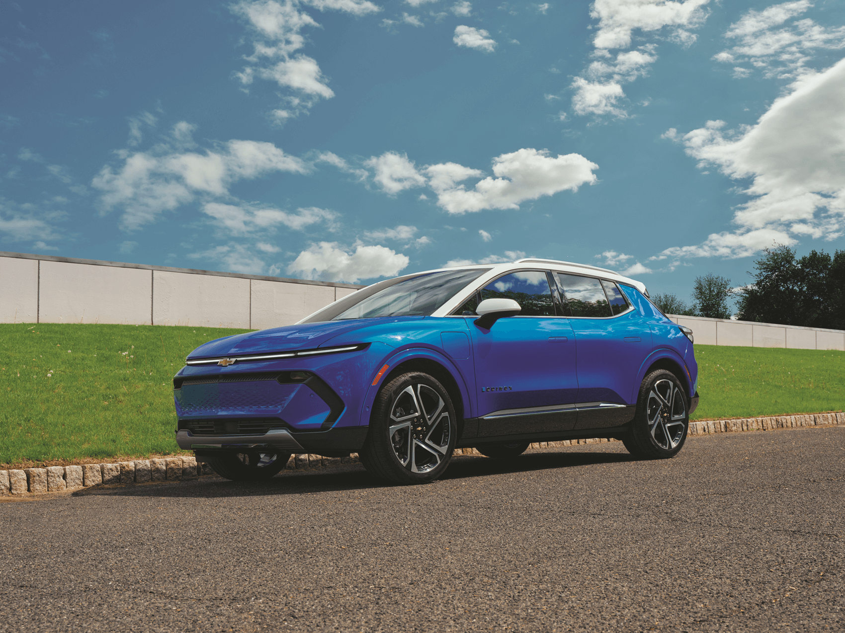 New Chevrolet trucks and SUVs parked at Maverick Chevrolet near Greenwood, TX